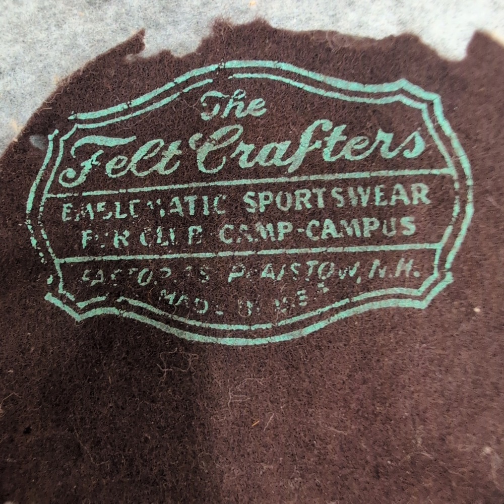 Vtg YMCA Anniston Day Camp Honor Camper Felt Patch The Felt Crafters Alabama - Picture 3 of 3